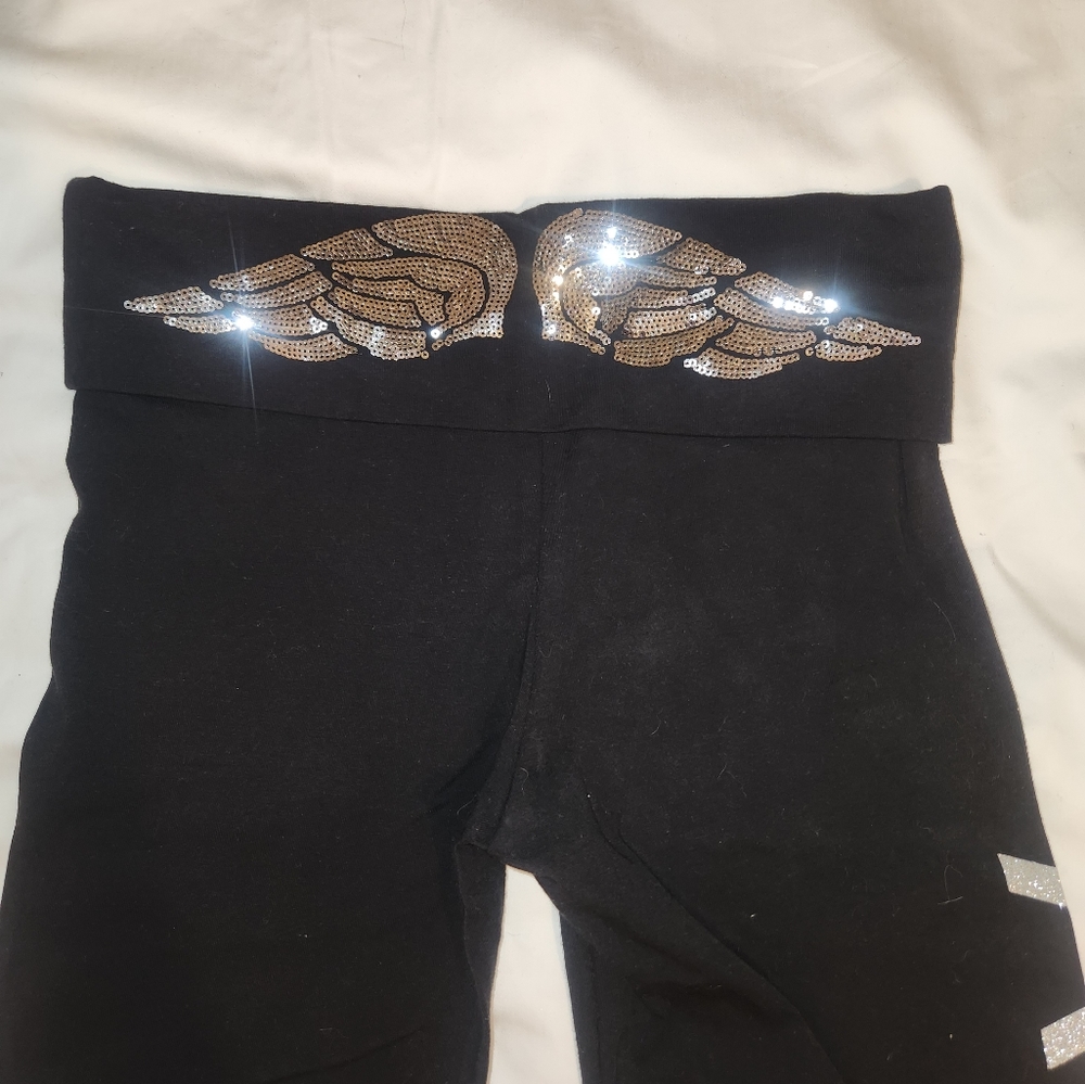 Victoria Secret yoga pants with sequins